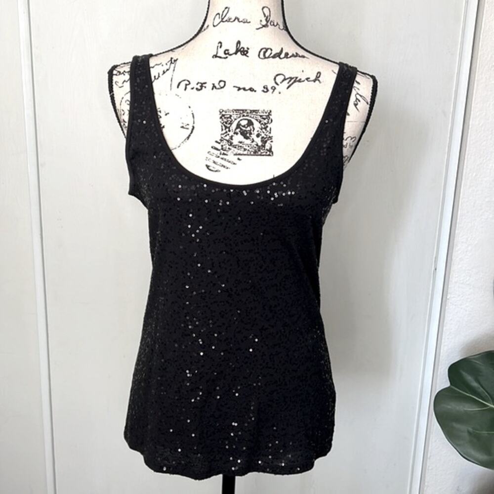 MODA International Sequin Tank Top size Medium